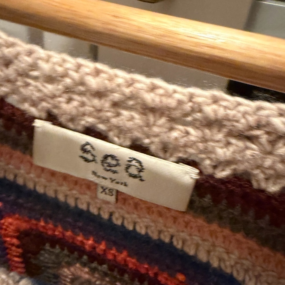Sea New York Mena Hand Crochet Sweater - Picture 2 of 5